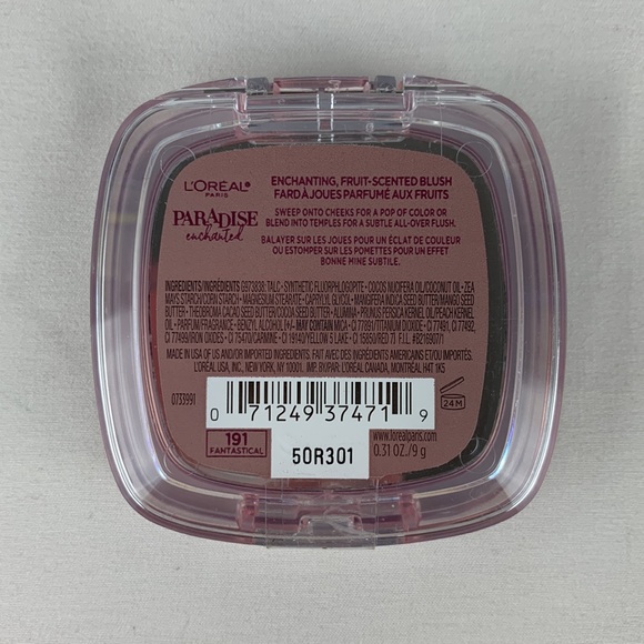 L’Oréal Paris Paradise Enchanted Fruit Scented Blush 191 Fantastical - Lot of 2 - Picture 3 of 4